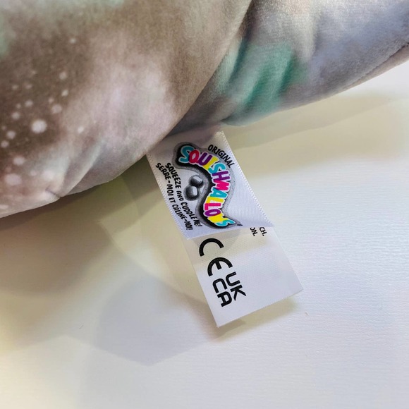 Squishmallow Will Dragon 12" Plush Green Furry Belly Cloudy Sky Camo Animal Soft - Picture 7 of 13